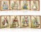 8 PCS Vintage Easter Wooden Table Decor – Retro Bunny & Egg Rustic Tiered Tray Signs for Spring Farmhouse Tabletop, Fireplace, Shelf & Easter Centerpiece Decoration